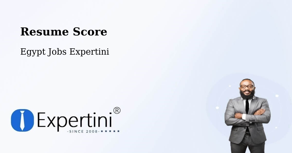 Resume Score & Job Description Match Tool – Ţahţā - Egypt Jobs Expertini